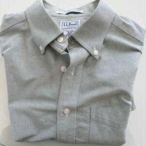 lLBean Men’s wrinkle resistant oxford shirt